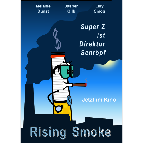 Ein Filmplakat von Super Z als Direktor Schröpf