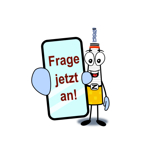 Super Z fordert zum Kontakt auf